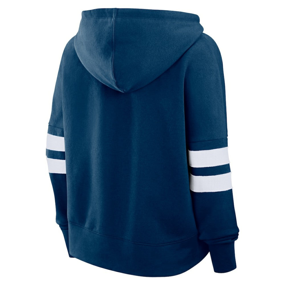 Seattle Kraken Fanatics Women's Oversized Seize Pullover Hoodie - Deep Sea Blue - NHL 201191049