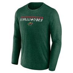 Minnesota Wild Fanatics Transition Long Sleeve T-Shirt - Heather Green - NHL 201191076