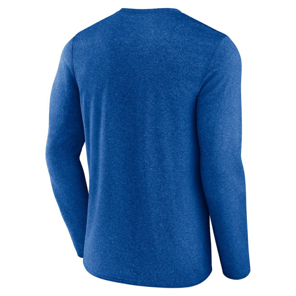 St. Louis Blues Fanatics Transition Long Sleeve T-Shirt - Heather Blue - NHL 201191080