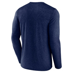 Seattle Kraken Fanatics Transition Long Sleeve T-Shirt - Heather Navy - NHL 201191093