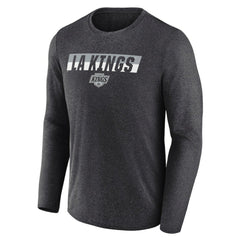 Los Angeles Kings Fanatics Transition Long Sleeve T-Shirt - Heather Charcoal - NHL 201191096