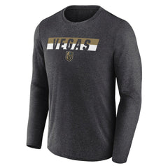 Vegas Golden Knights Fanatics Transition Long Sleeve T-Shirt - Heather Charcoal - NHL 201191101