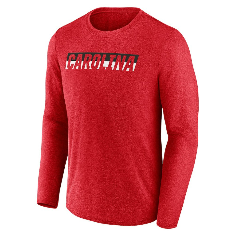 Carolina Hurricanes Fanatics Transition Long Sleeve T-Shirt - Heather Red - NHL 201191104