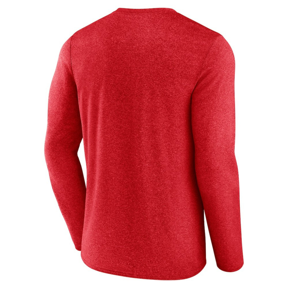 Carolina Hurricanes Fanatics Transition Long Sleeve T-Shirt - Heather Red - NHL 201191104