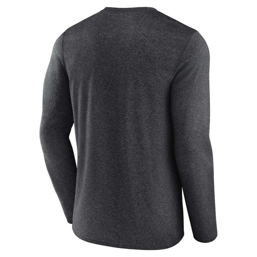 Boston Bruins Fanatics Transition Long Sleeve T-Shirt - Heather Charcoal - NHL 201191105
