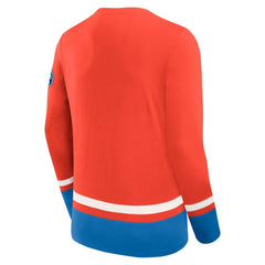 New York Rangers Fanatics Vintage High Point Long Sleeve T-Shirt - Blue - NHL 201191188