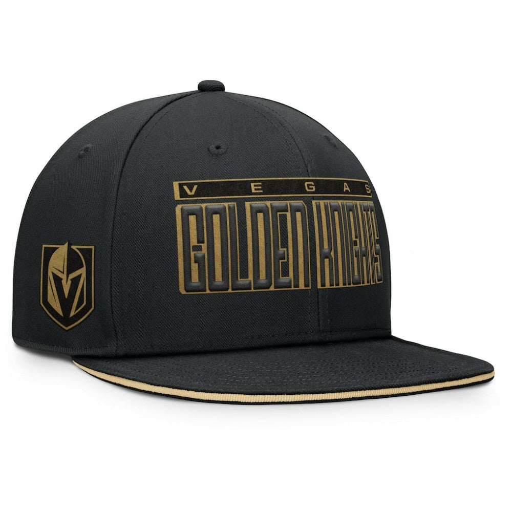 Vegas Golden Knights Fanatics Fundamental Gino Stack Snapback Hat - Black - NHL 201193214