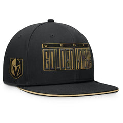 Vegas Golden Knights Fanatics Fundamental Gino Stack Snapback Hat - Black - NHL 201193214