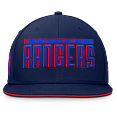 New York Rangers Fanatics Fundamental Gino Stack Snapback Hat - Blue - NHL 201193220