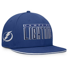 Tampa Bay Lightning Fanatics Fundamental Gino Stack Snapback Hat - Blue - NHL 201193226