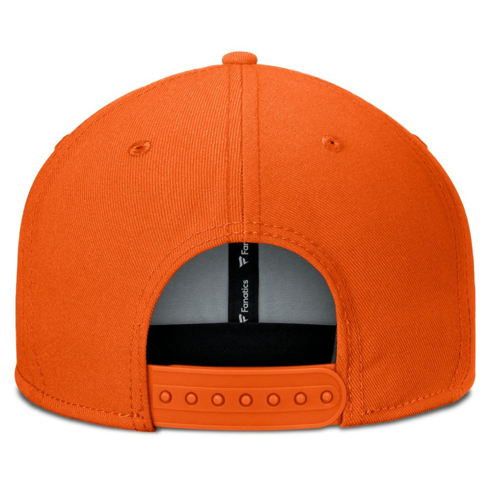Anaheim Ducks Fanatics Fundamental Gino Stack Snapback Hat - Black - NHL 201193232