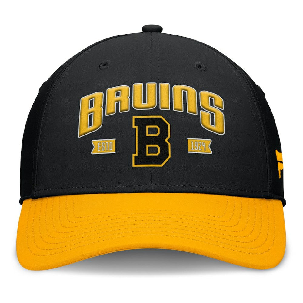 Boston Bruins Fanatics Heritage Captain Flex Hat - Black/Gold - NHL 201193239
