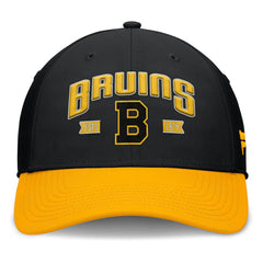 Boston Bruins Fanatics Heritage Captain Flex Hat - Black/Gold - NHL 201193239
