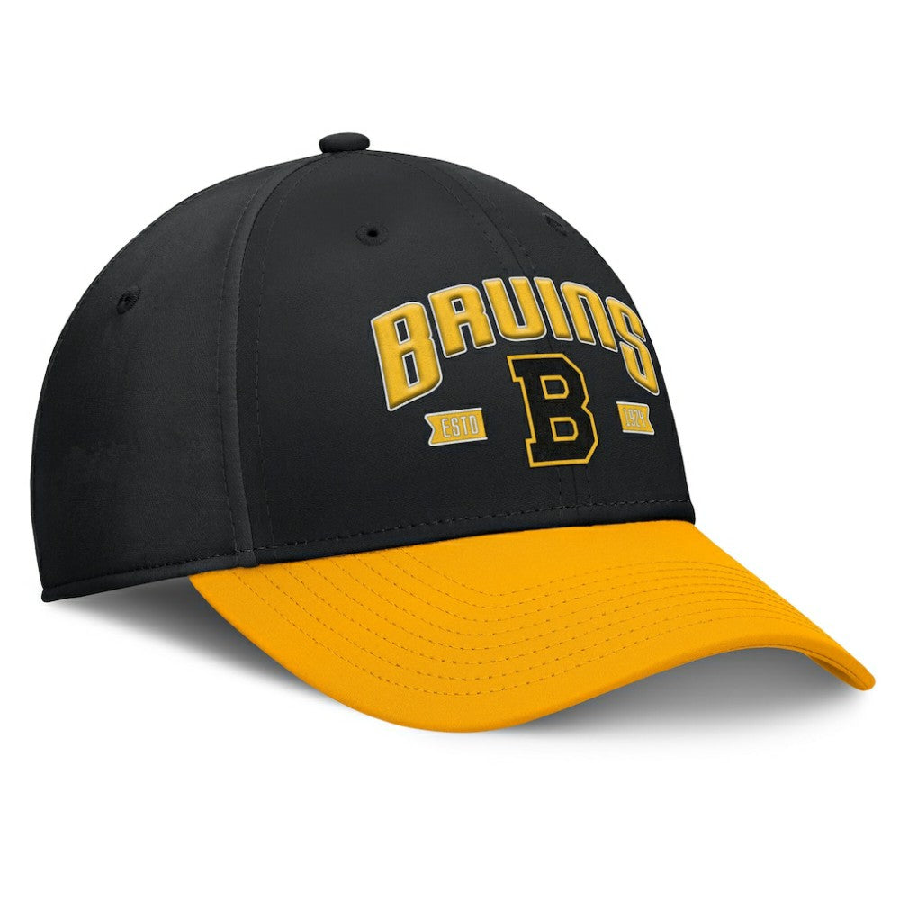Boston Bruins Fanatics Heritage Captain Flex Hat - Black/Gold - NHL 201193239