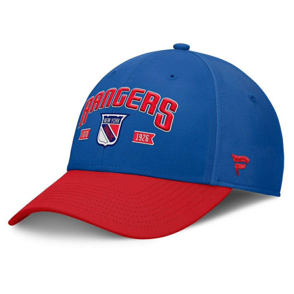 New York Rangers Fanatics Heritage Captain Flex Hat - Blue/Red - NHL 201193243