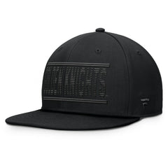 Vegas Golden Knights Fanatics Heritage Ice Time Wordmark Fitted Hat - Black - NHL 201193246