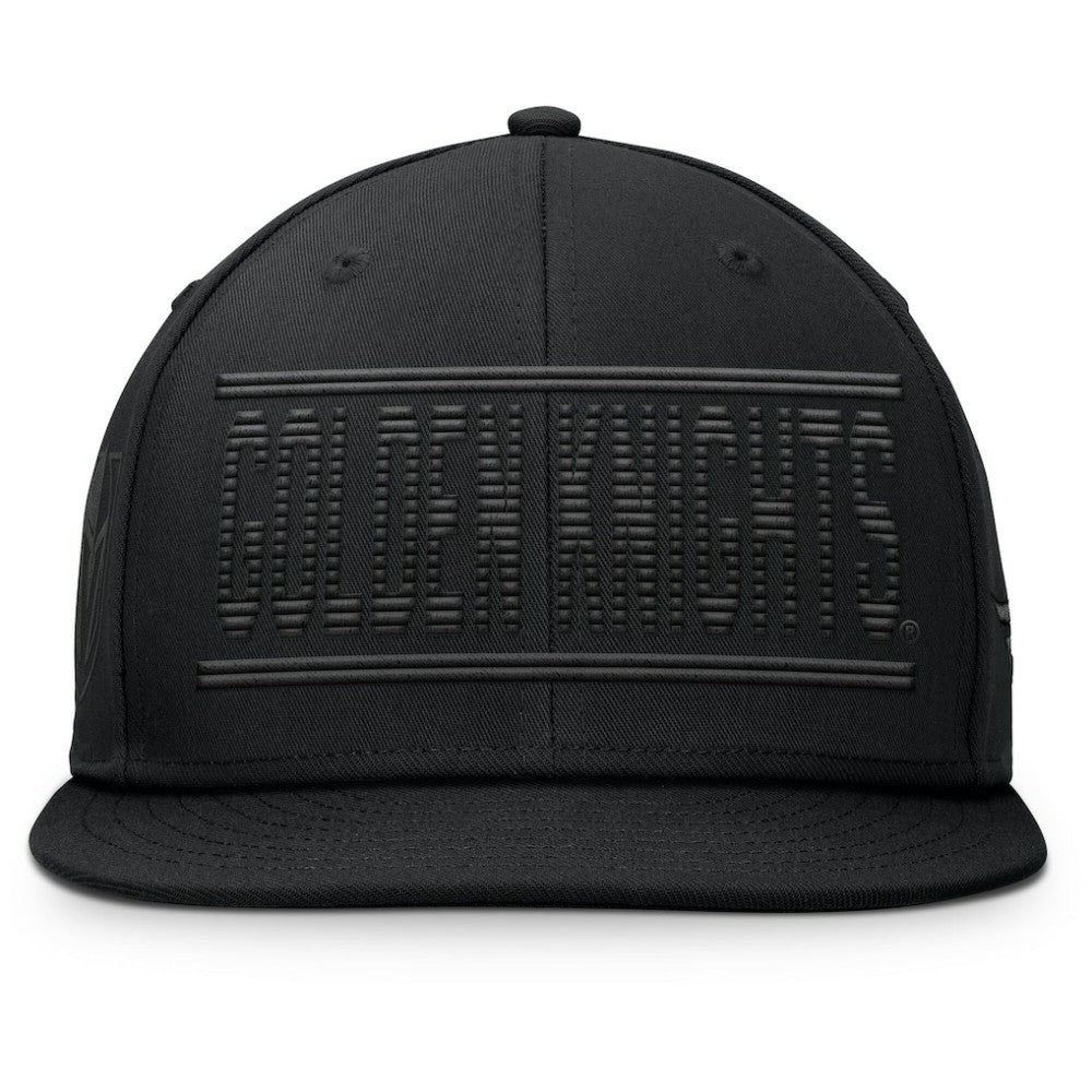 Vegas Golden Knights Fanatics Heritage Ice Time Wordmark Fitted Hat - Black - NHL 201193246