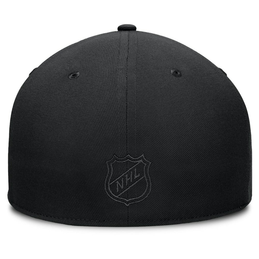 Vegas Golden Knights Fanatics Heritage Ice Time Wordmark Fitted Hat - Black - NHL 201193246