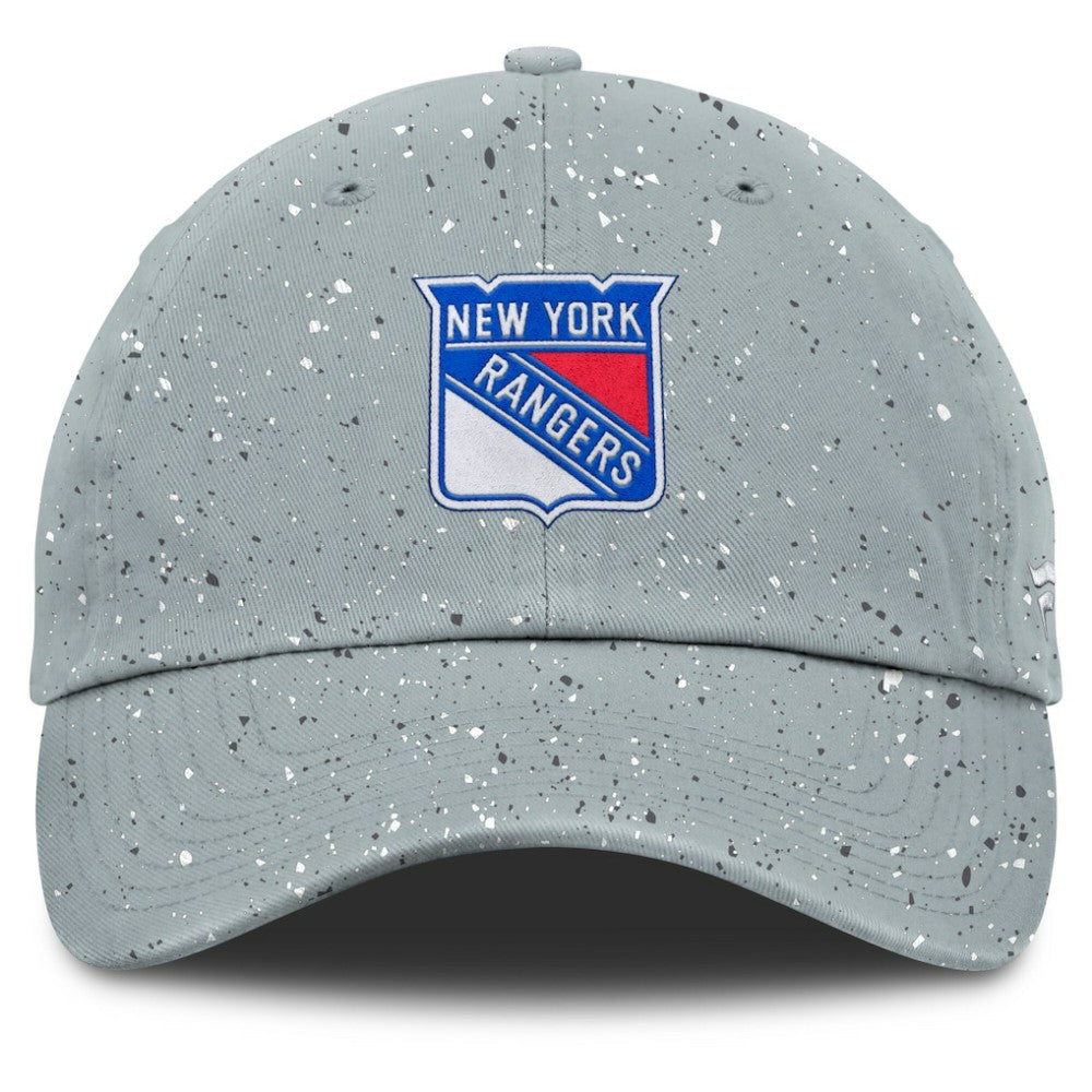 New York Rangers Fanatics Women's Heritage Snow Day Speckle Adjustable Hat - Gray - NHL 201193289