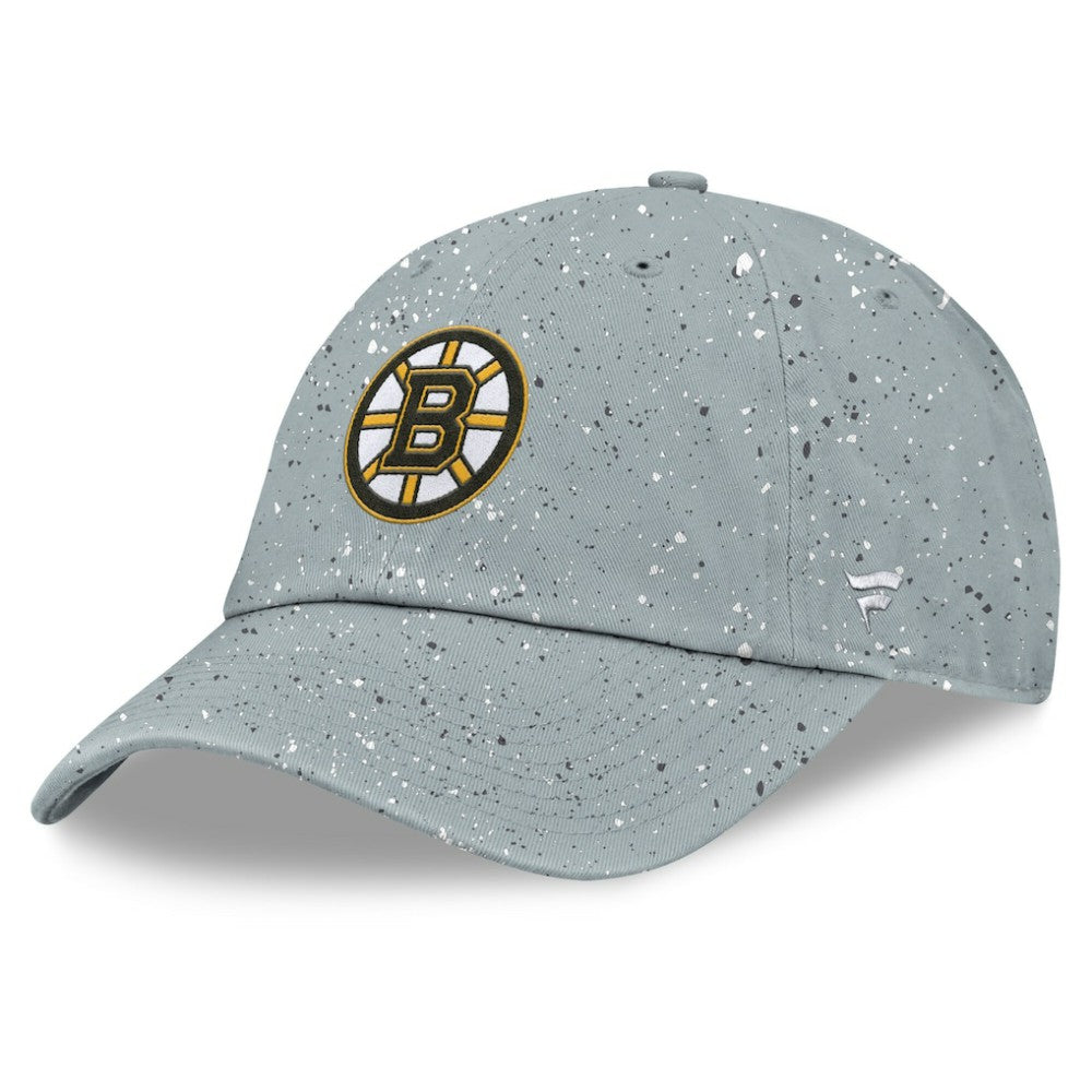 Boston Bruins Fanatics Women's Heritage Snow Day Speckle Adjustable Hat - Gray - NHL 201193293