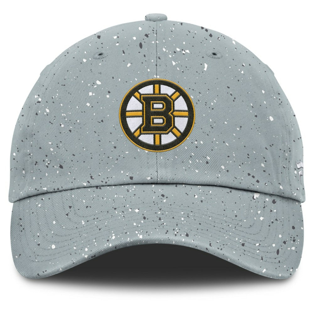 Boston Bruins Fanatics Women's Heritage Snow Day Speckle Adjustable Hat - Gray - NHL 201193293