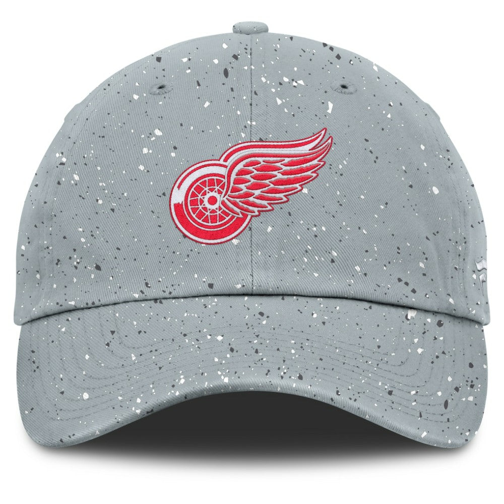 Detroit Red Wings Fanatics Women's Heritage Snow Day Speckle Adjustable Hat - Gray - NHL 201193294