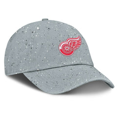 Detroit Red Wings Fanatics Women's Heritage Snow Day Speckle Adjustable Hat - Gray - NHL 201193294