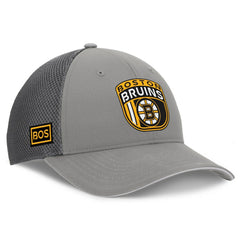 Boston Bruins Fanatics Authentic Pro Home Ice Trucker Adjustable Hat - Gray - NHL 201193313