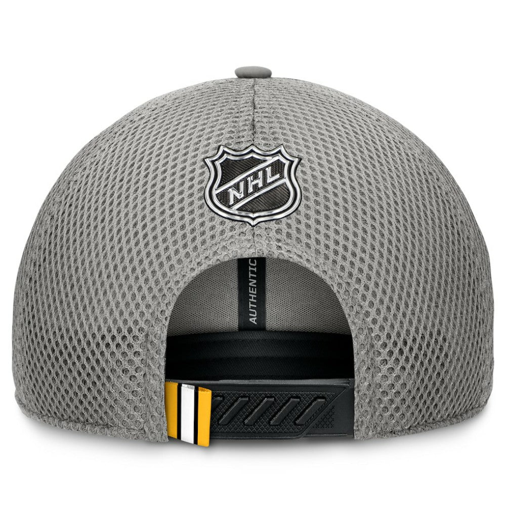 Boston Bruins Fanatics Authentic Pro Home Ice Trucker Adjustable Hat - Gray - NHL 201193313