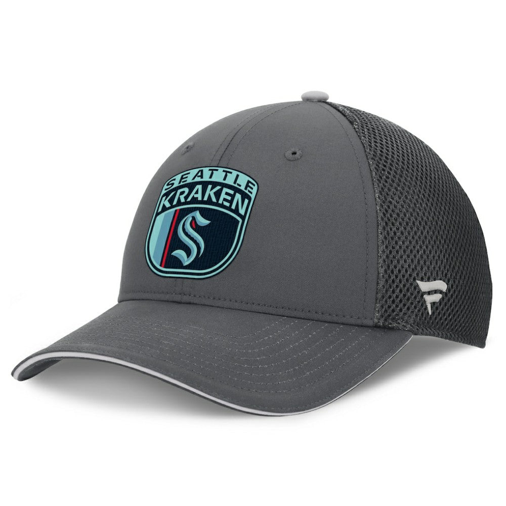 Seattle Kraken Fanatics Authentic Pro Home Ice Trucker Adjustable Hat - Gray - NHL 201193315