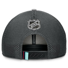 Seattle Kraken Fanatics Authentic Pro Home Ice Trucker Adjustable Hat - Gray - NHL 201193315