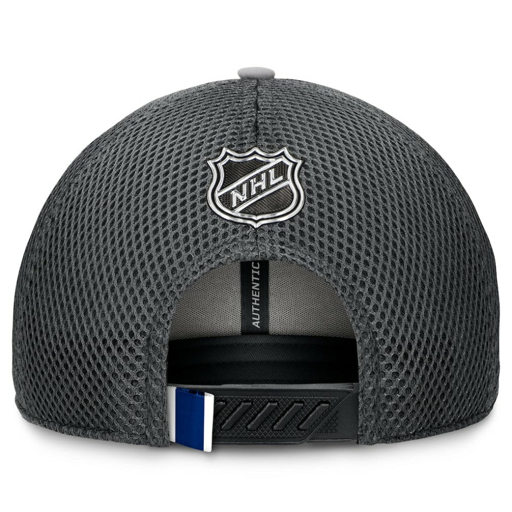 Toronto Maple Leafs Fanatics Authentic Pro Home Ice Trucker Adjustable Hat - Gray - NHL 201193320