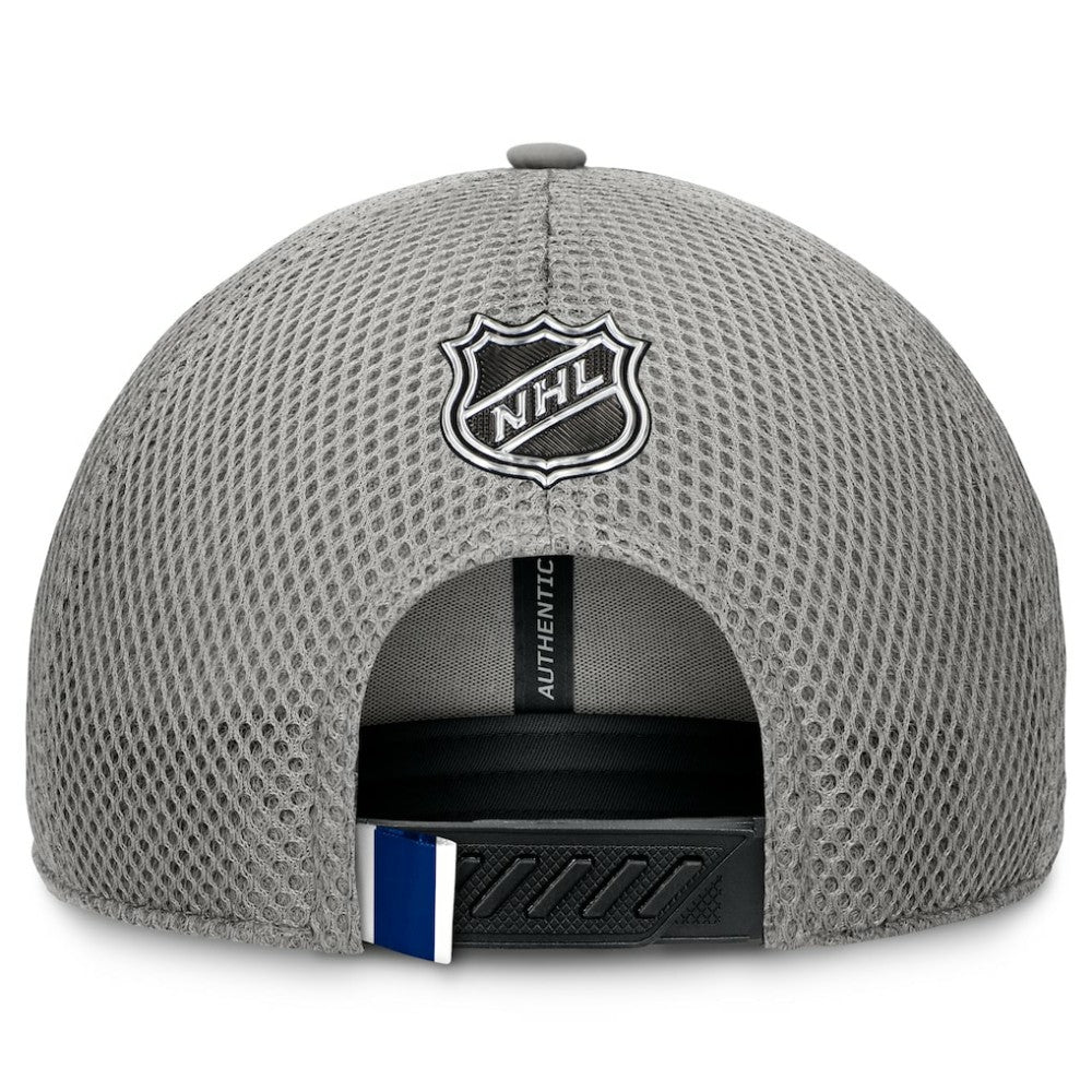 Toronto Maple Leafs Fanatics Authentic Pro Home Ice Trucker Adjustable Hat - Gray - NHL 201193320
