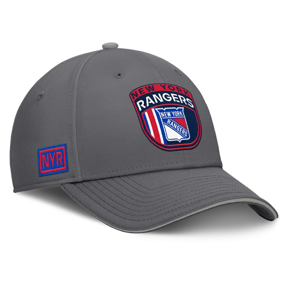 New York Rangers Fanatics Home Ice Flex Hat - Gray - NHL 201193333
