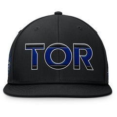 Toronto Maple Leafs Fanatics Authentic Pro Alternate Jersey Snapback Hat - Black - NHL 201193351