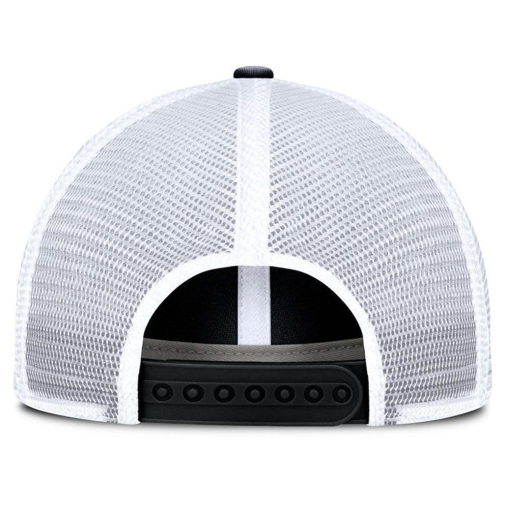 Chicago Blackhawks Fanatics Averie Trucker Adjustable Hat - Black/White - NHL 201193371