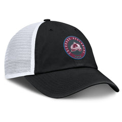 Colorado Avalanche Fanatics Averie Trucker Adjustable Hat - Black/White - NHL 201193372