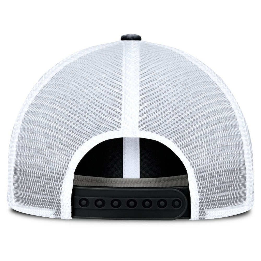 Nashville Predators Fanatics Averie Trucker Adjustable Hat - Black/White - NHL 201193381