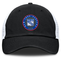New York Rangers Fanatics Averie Trucker Adjustable Hat - Black/Gray - NHL 201193384