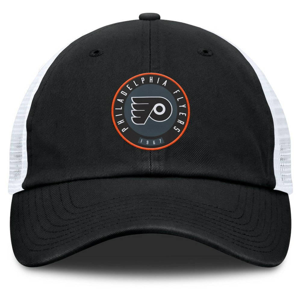 Philadelphia Flyers Fanatics Averie Trucker Adjustable Hat - Black/Gray - NHL 201193386