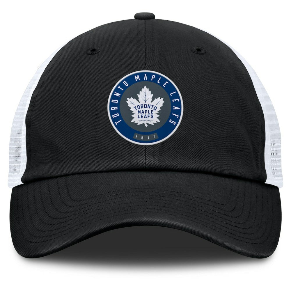 Toronto Maple Leafs Fanatics Averie Trucker Adjustable Hat - Black/Gray - NHL 201193388
