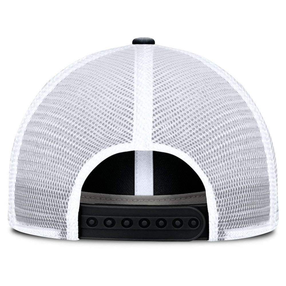 St. Louis Blues Fanatics Averie Trucker Adjustable Hat - Black/White - NHL 201193390