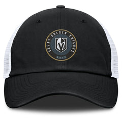 Vegas Golden Knights Fanatics Averie Trucker Adjustable Hat - Black/White - NHL 201193393