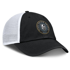 Vegas Golden Knights Fanatics Averie Trucker Adjustable Hat - Black/White - NHL 201193393