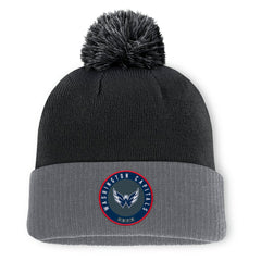 Washington Capitals Fanatics Aspyn Cuffed Knit Hat with Pom - Black - NHL 201193412