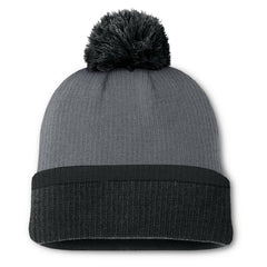 Boston Bruins Fanatics Women's Cuffed Knit Hat with Pom - Charcoal - NHL 201193433