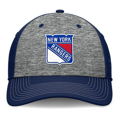 New York Rangers Fanatics Fundamental Top Shelf 2-Tone Flex Hat - Gray/Navy - NHL 201193457