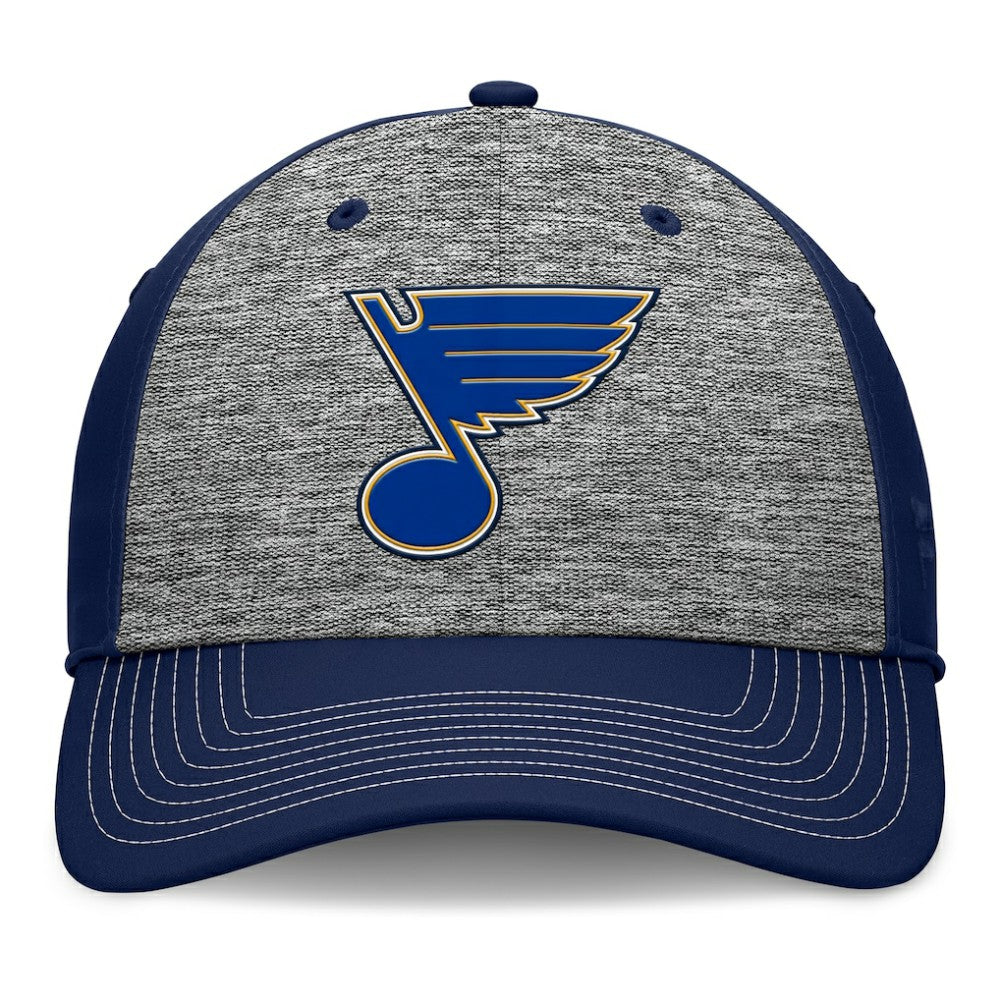 St. Louis Blues Fanatics Fundamental Top Shelf 2-Tone Flex Hat - Gray/Navy - NHL 201193463
