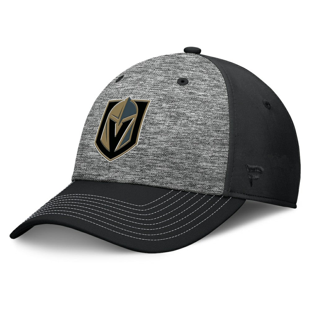 Vegas Golden Knights Fanatics Fundamental Top Shelf 2-Tone Flex Hat - Gray/Black - NHL 201193467