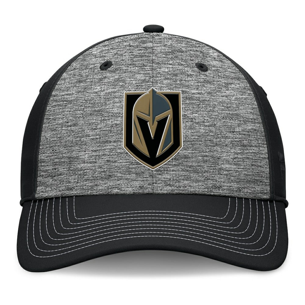 Vegas Golden Knights Fanatics Fundamental Top Shelf 2-Tone Flex Hat - Gray/Black - NHL 201193467